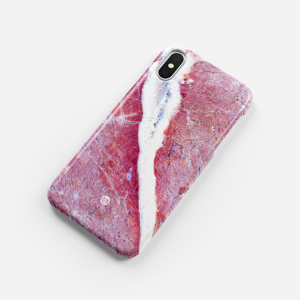 iPhone X / XS Premium Case - Rosa Marmor - 2