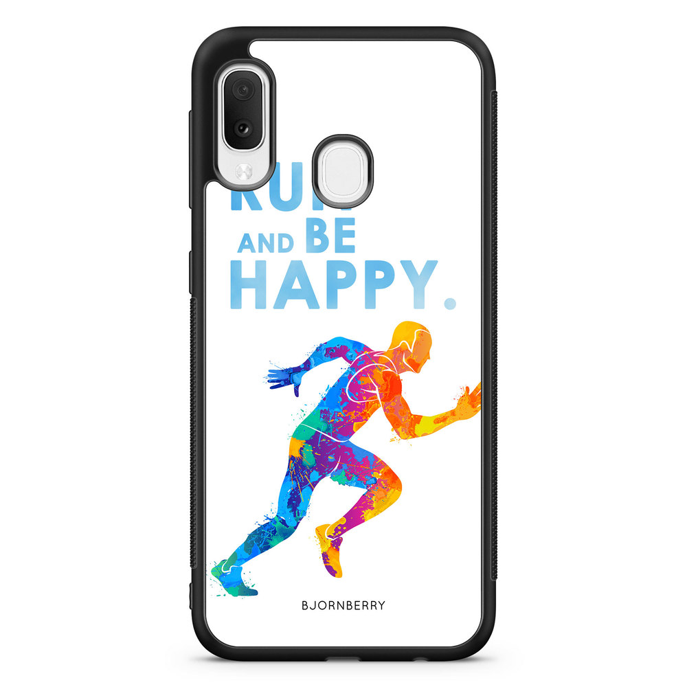 Samsung Galaxy A20e Case - Run and be happy