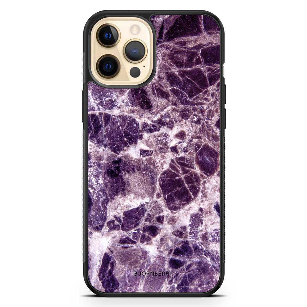 iPhone 12 Pro Max Case - Purple Marble