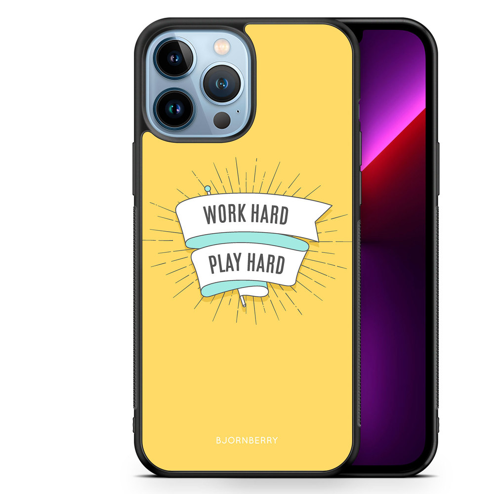 iPhone 13 Pro Max Case - Work hard play hard