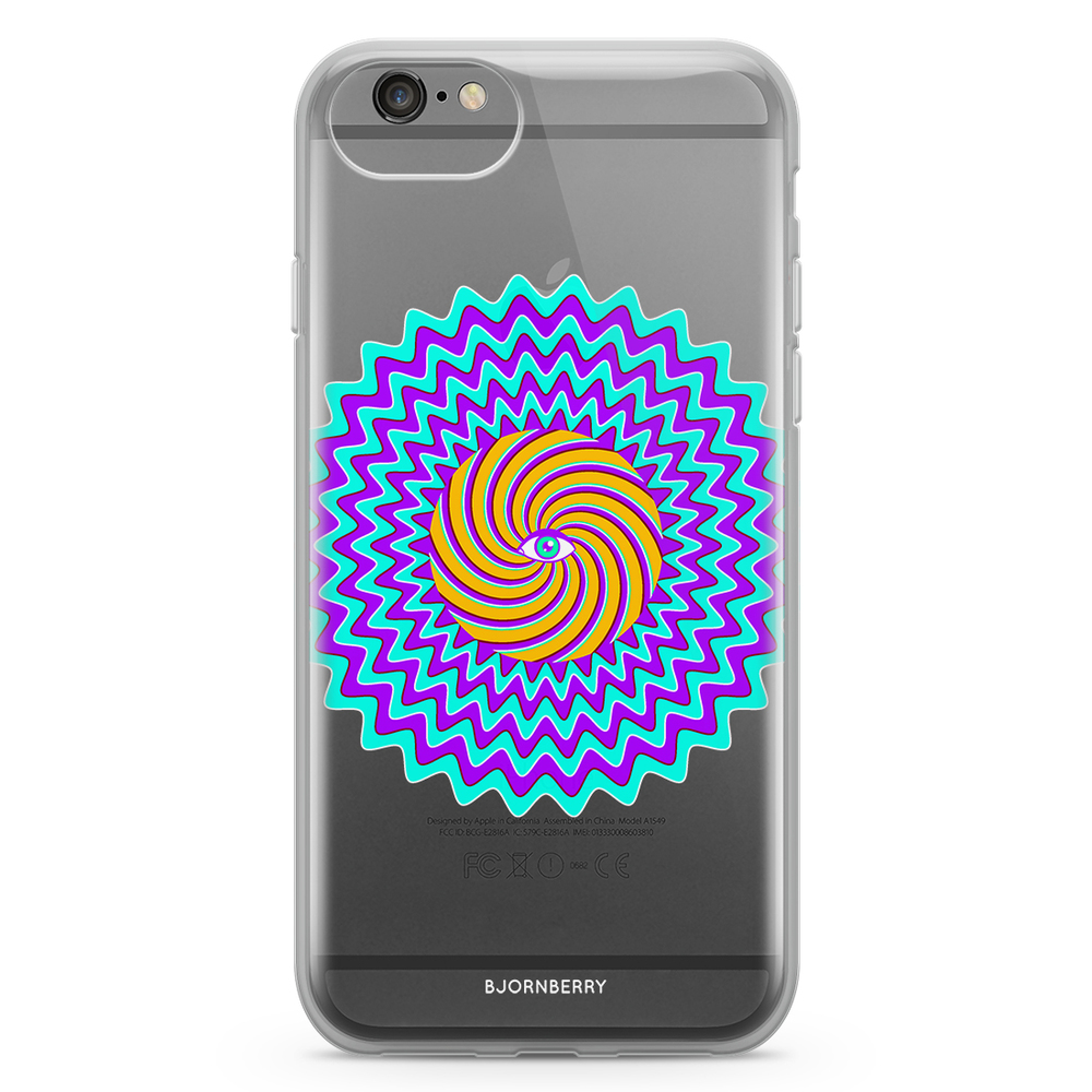 iPhone 6/6s Fashion Skal - Färg Hypnotisk