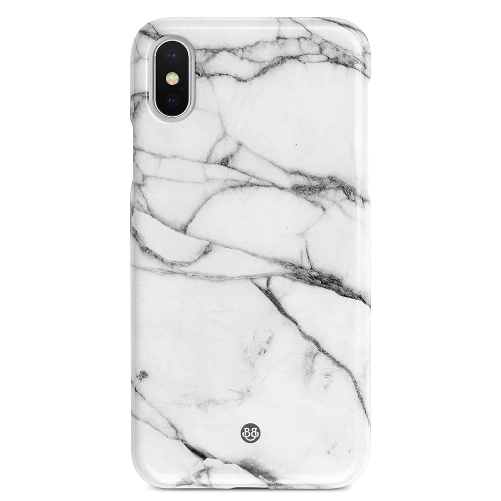 iPhone X / XS Premium Case - White Marble