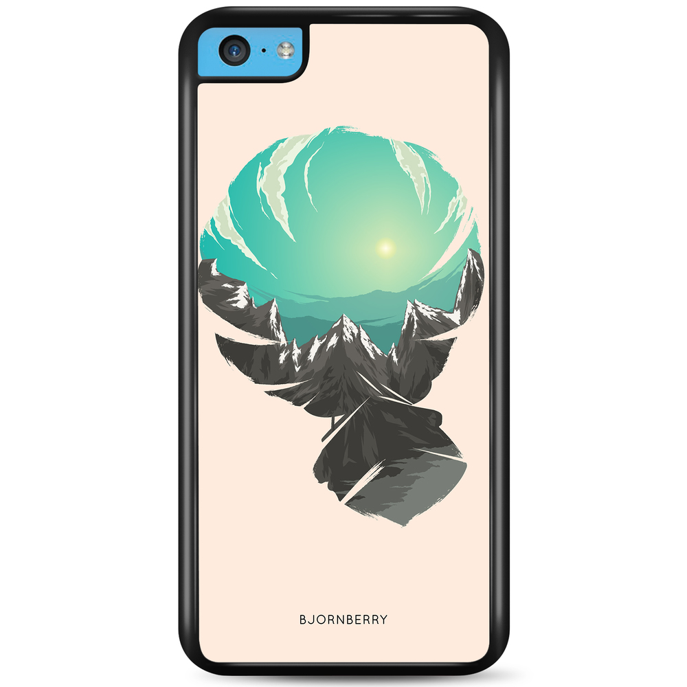iPhone 5C Case - Baloon Mountain