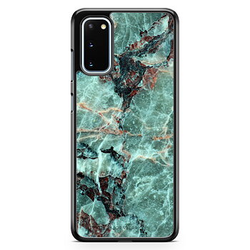 Samsung Galaxy S20 Case - Green Marble