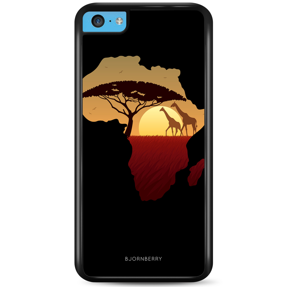 iPhone 5C Case - Africa Black