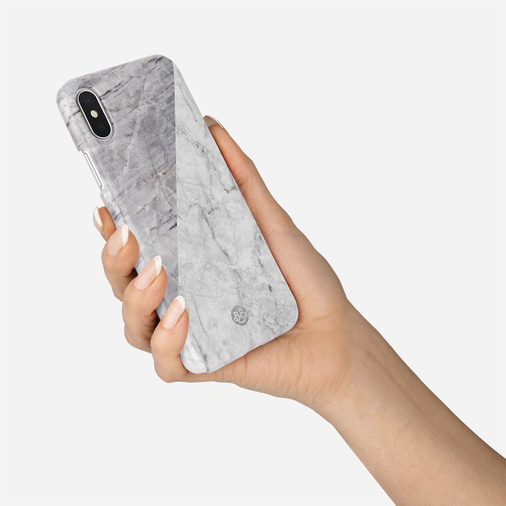 iPhone X / XS Premium Case - Half Marble - 3