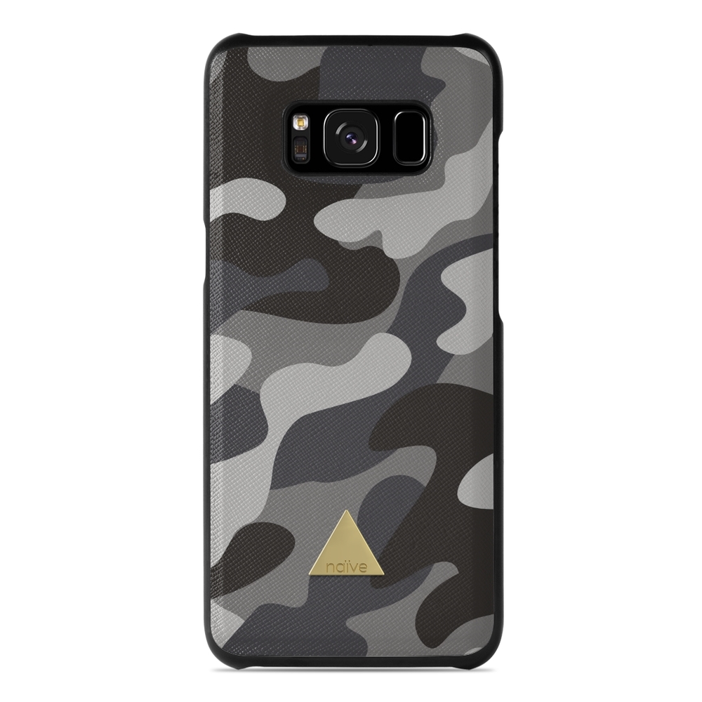 Naive Samsung Galaxy S8 Case - Grey Camo