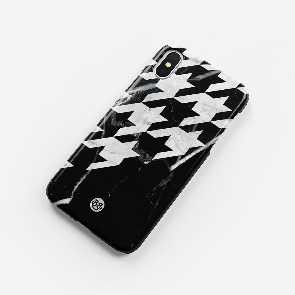 iPhone X / XS Premium Case - Houndstooth - 2