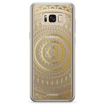 Samsung Galaxy S8 Fashion Skal - Guld Mandala