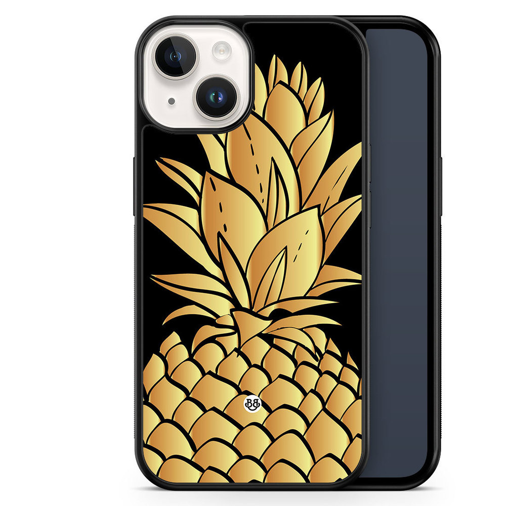 iPhone 14 Case - Gold Pineapple