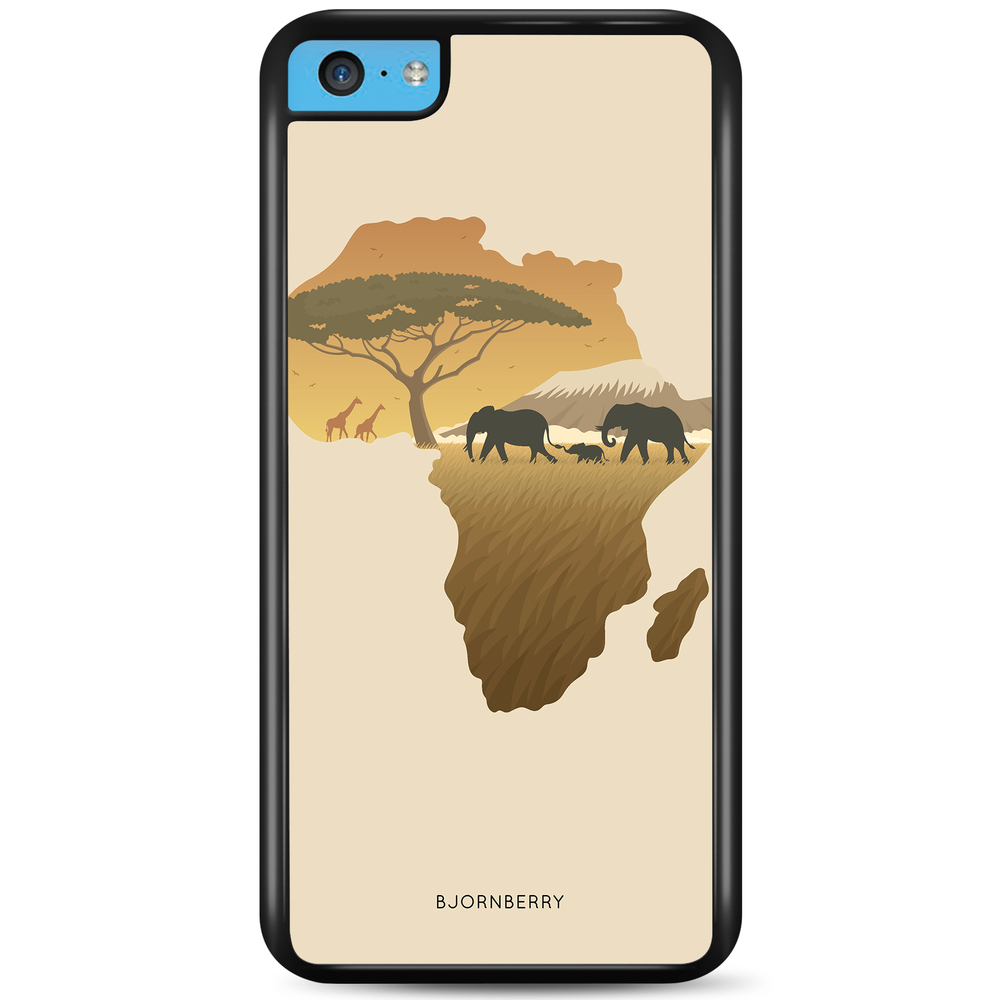 iPhone 5C Case - Africa Brown