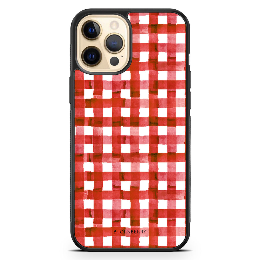 iPhone 12 Pro Max Case - Red Stripes