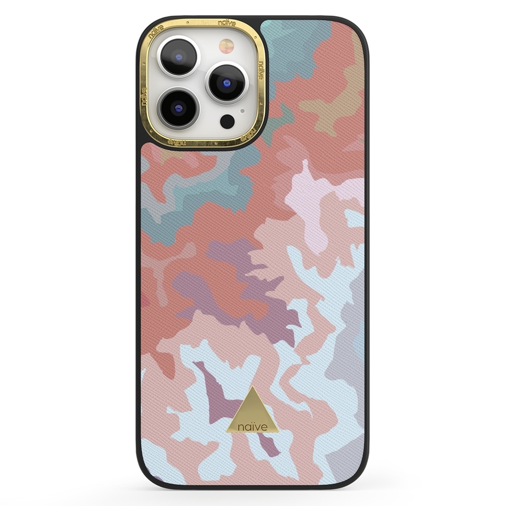 Naive iPhone 13 Pro Max Case - Pink Terazzo