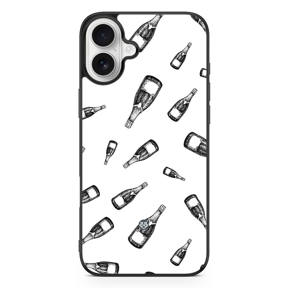 iPhone 16 Plus Case - Champagne Pattern