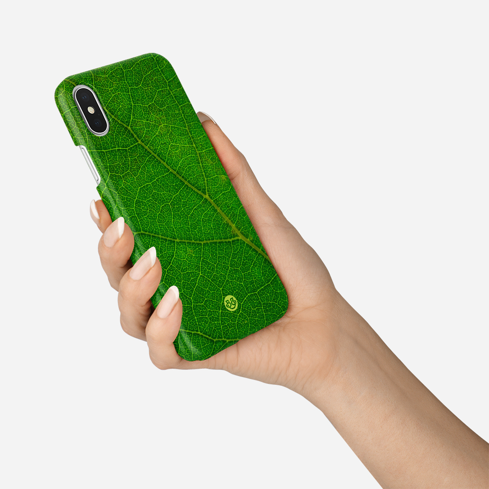 iPhone X / XS Premium Case - Green Leaf - 3