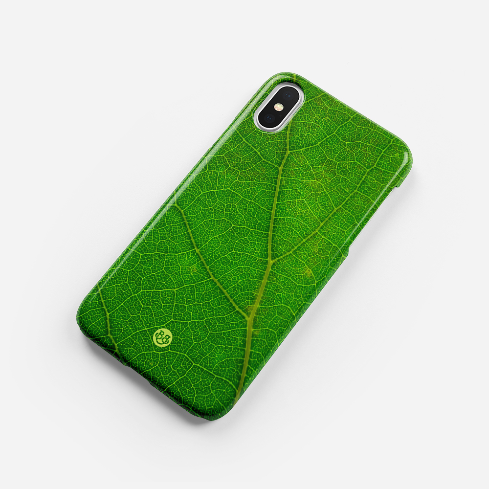 iPhone X / XS Premium Case - Green Leaf - 2