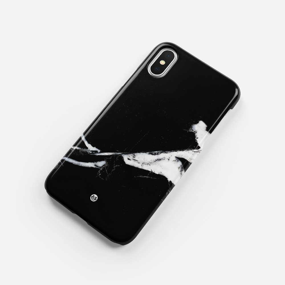 iPhone X / XS Premium Skal - Minimalistisk Marmor - 2