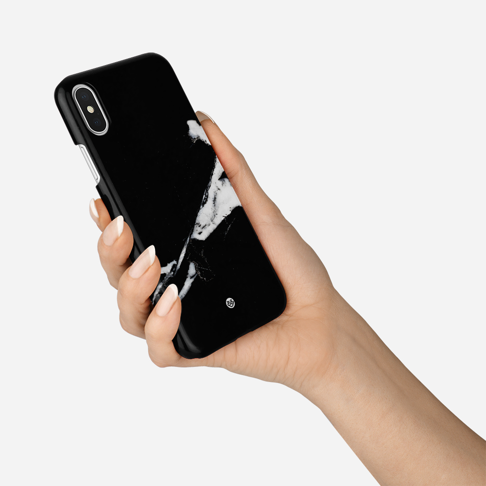 iPhone X / XS Premium Skal - Minimalistisk Marmor - 3