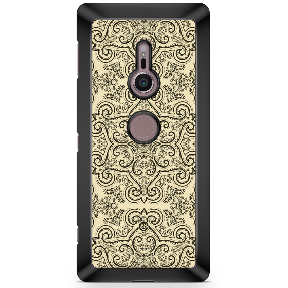 Sony Xperia XZ2 Case  - Beige Retro Pattern