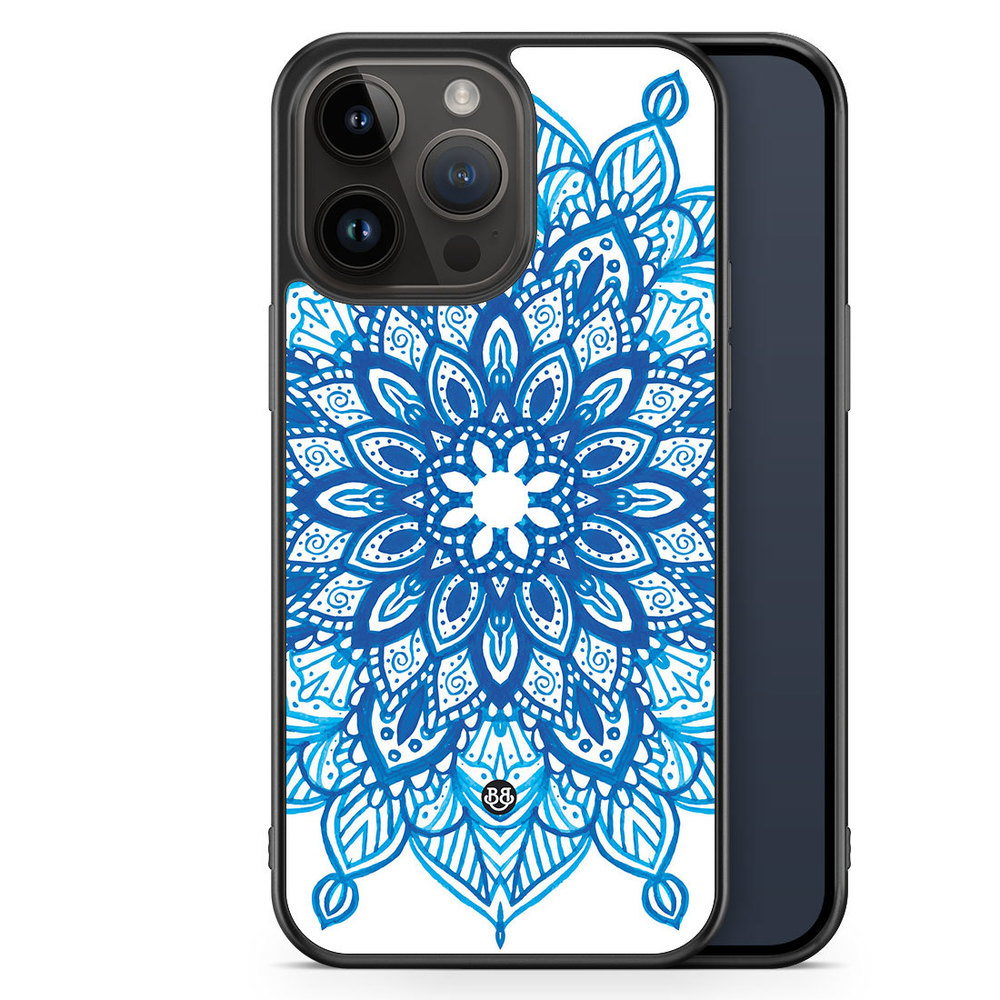 iPhone 14 Pro Max Case - Blue Mandala