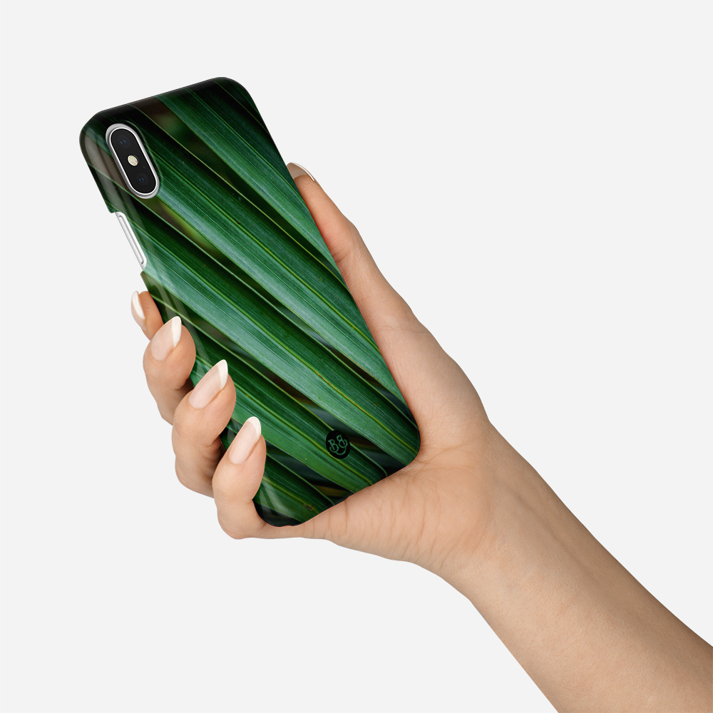 iPhone X / XS Premium Case - Green leaves - 3