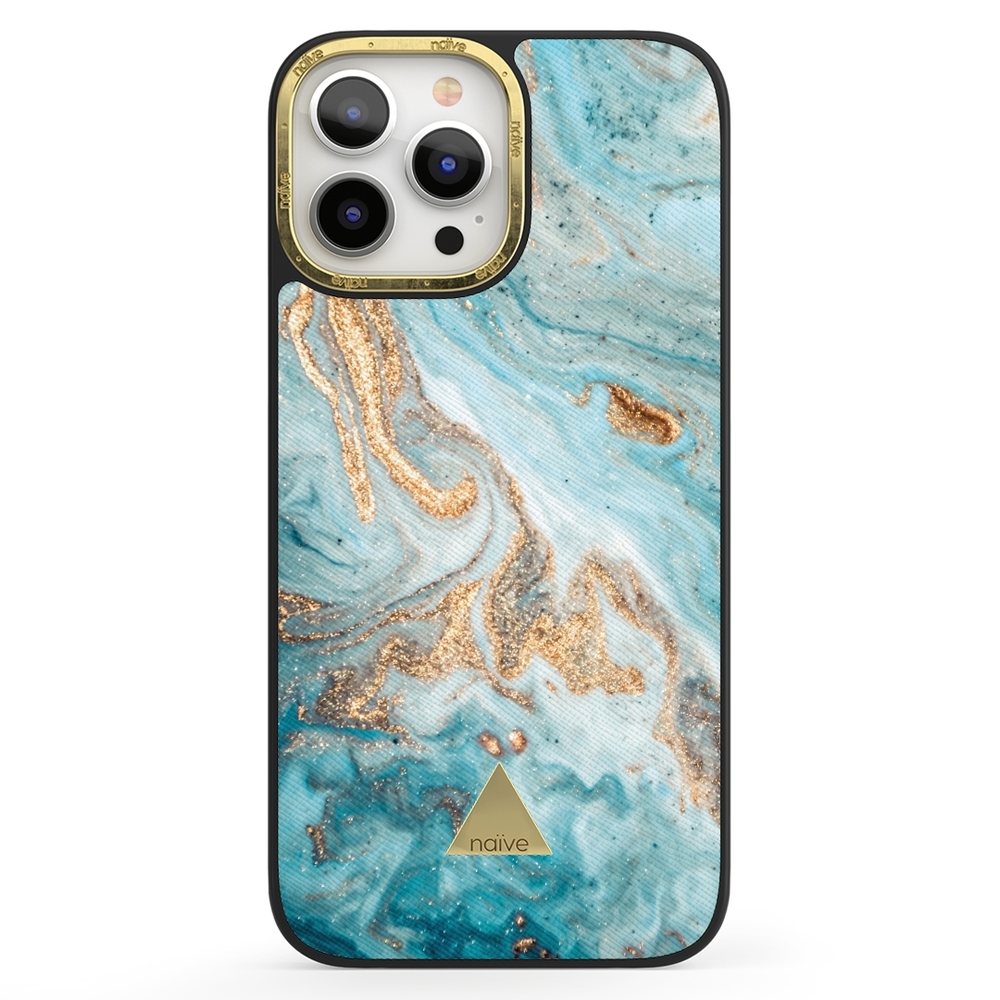 Naive iPhone 13 Pro Max Case - Turquoise Dream
