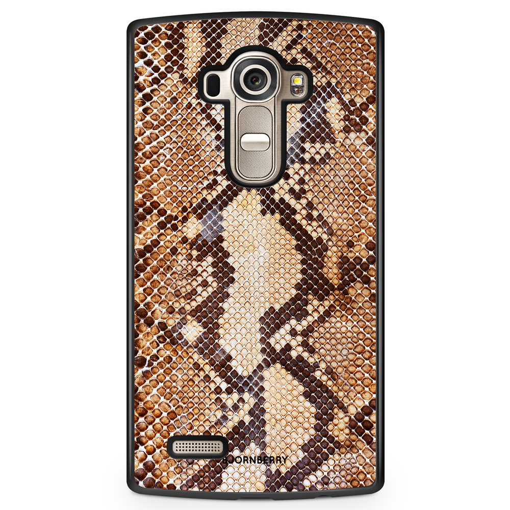 LG G4 Case - Snakeskin Brown