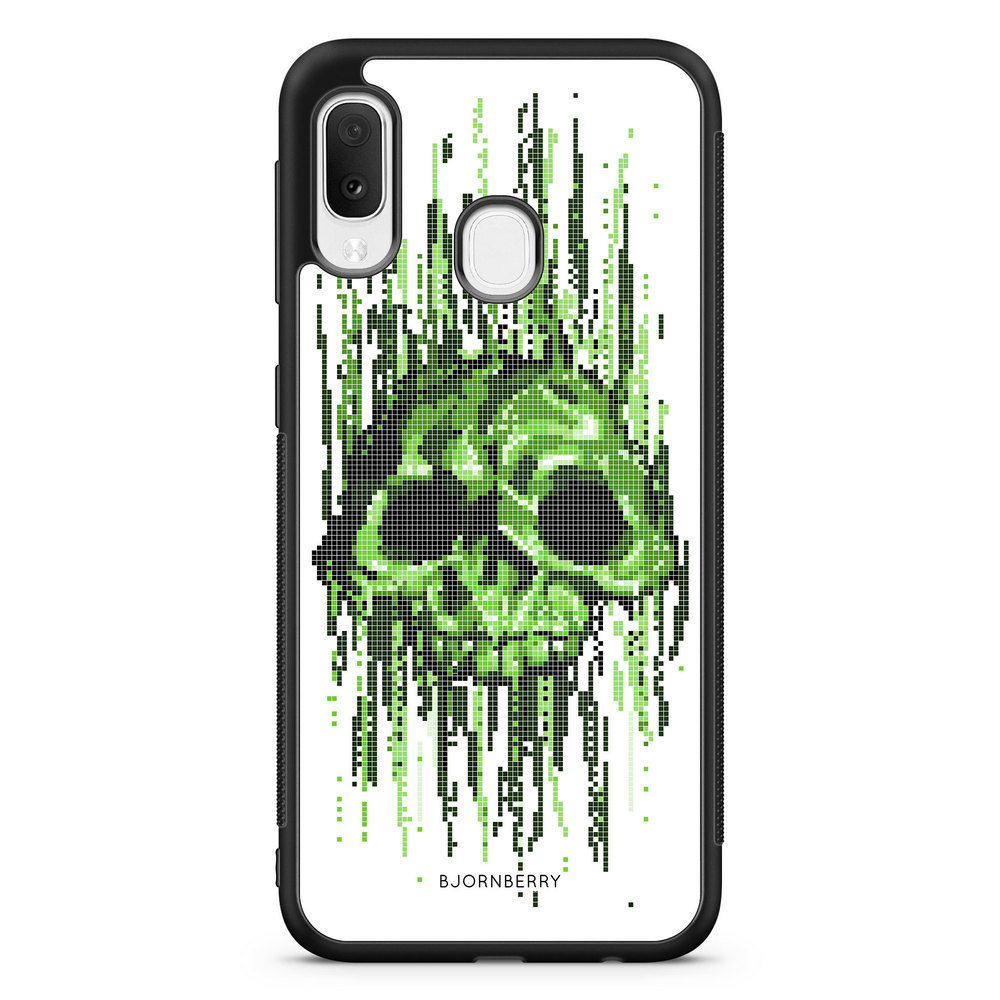 Samsung Galaxy A20e Case - Data Virus Skull