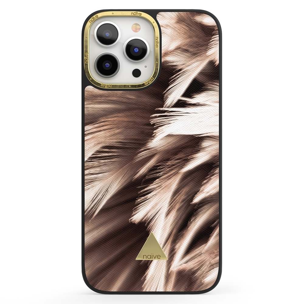 Naive iPhone 13 Pro Max Case - Feathers