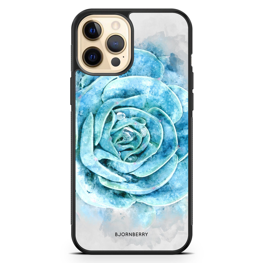 iPhone 12 Pro Max Case - Blue Cactus