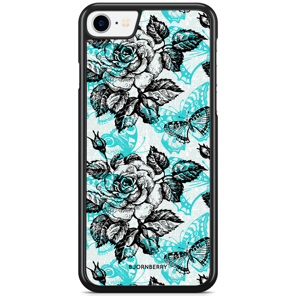 iPhone 7 Case - Roses & Butterflies