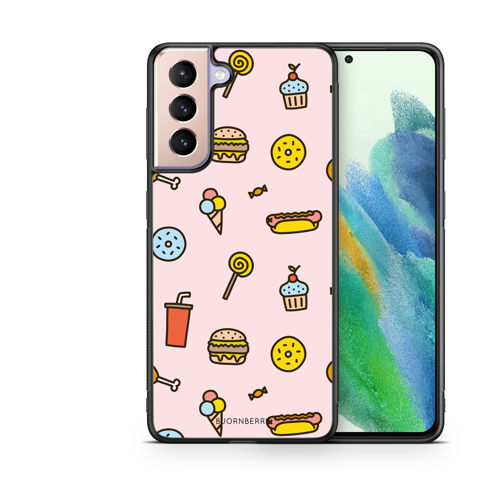 Samsung Galaxy S21 FE 5G Case - Junk Food Pattern