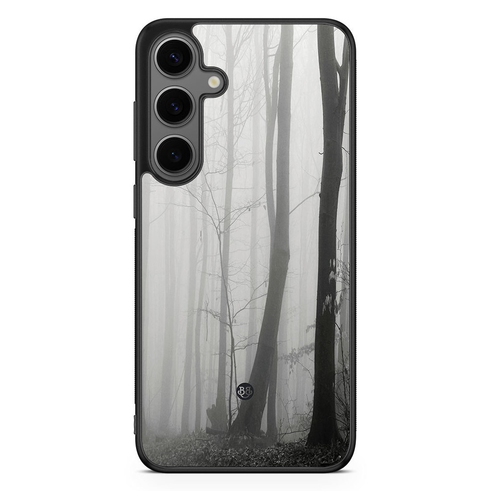 Samsung Galaxy S24 Plus Case - Black/White Autumn