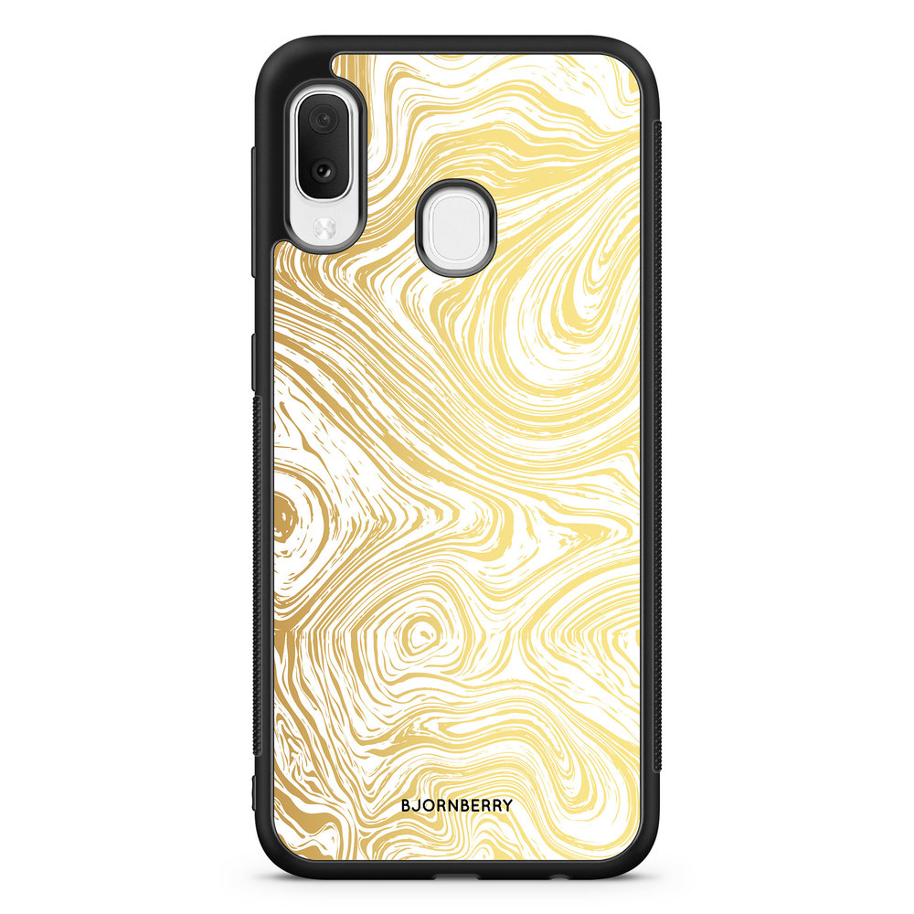 Samsung Galaxy A20e Case - Gold Marble