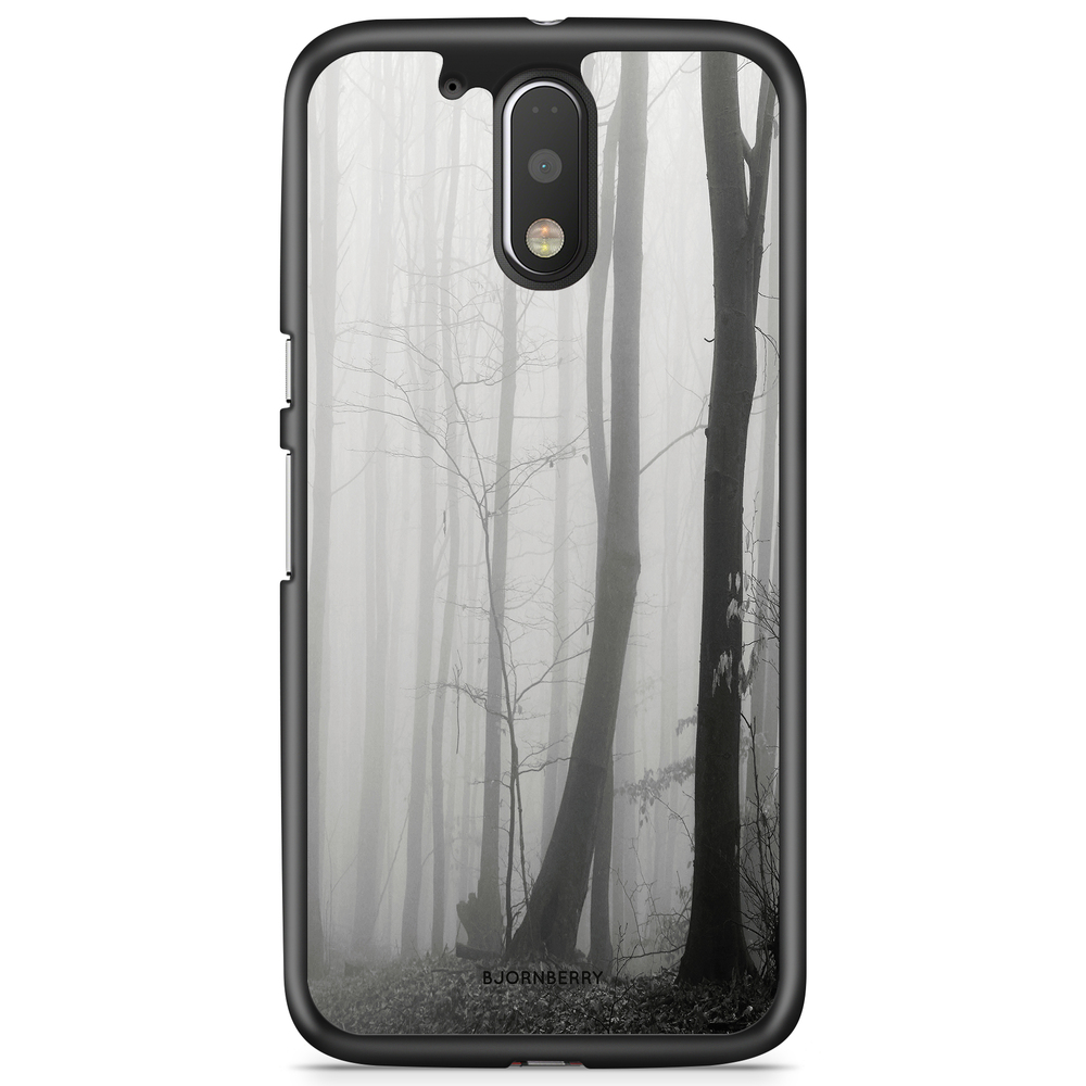 Moto G4/G4 Plus Case - Black/White Autumn