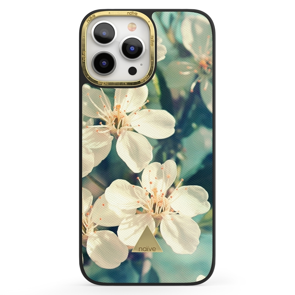 Naive iPhone 13 Pro Max Case - Spring Flowers