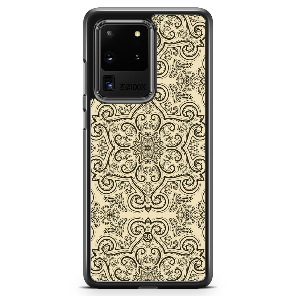 Samsung Galaxy S20 Ultra Case - Beige Retro Pattern