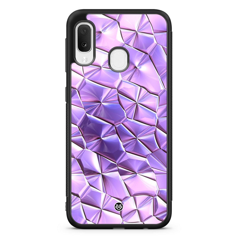 Samsung Galaxy A20e Case - Purple Crystal