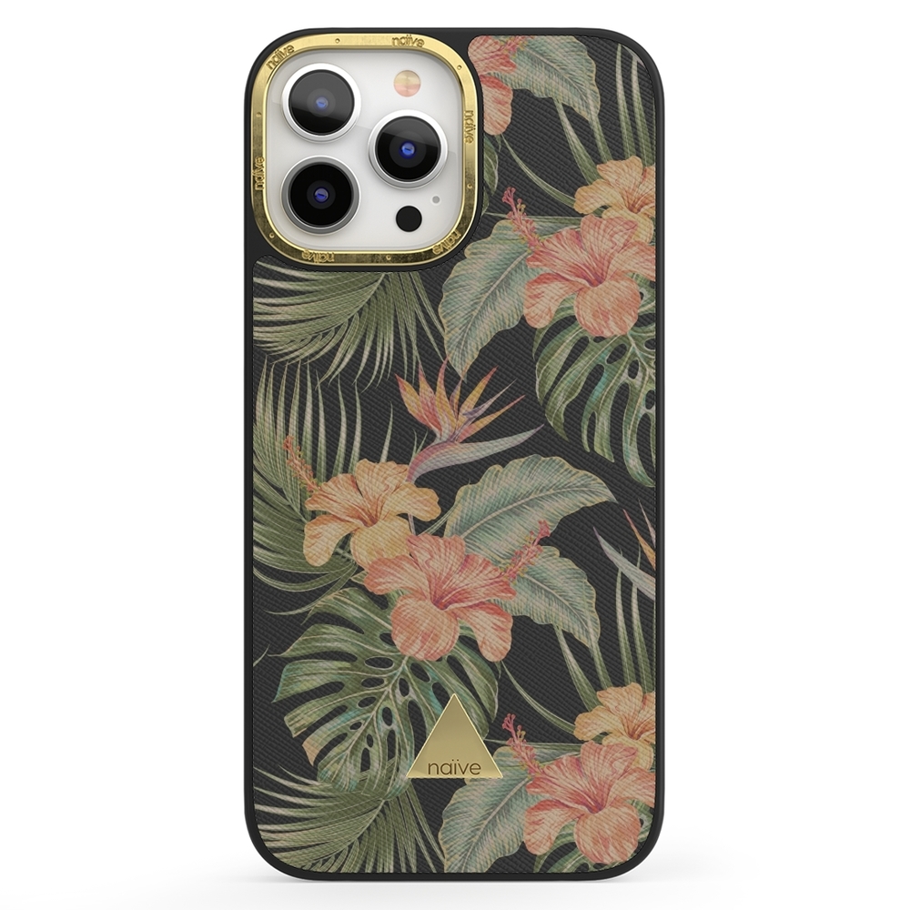 Naive iPhone 13 Pro Max Case - Hibiscus