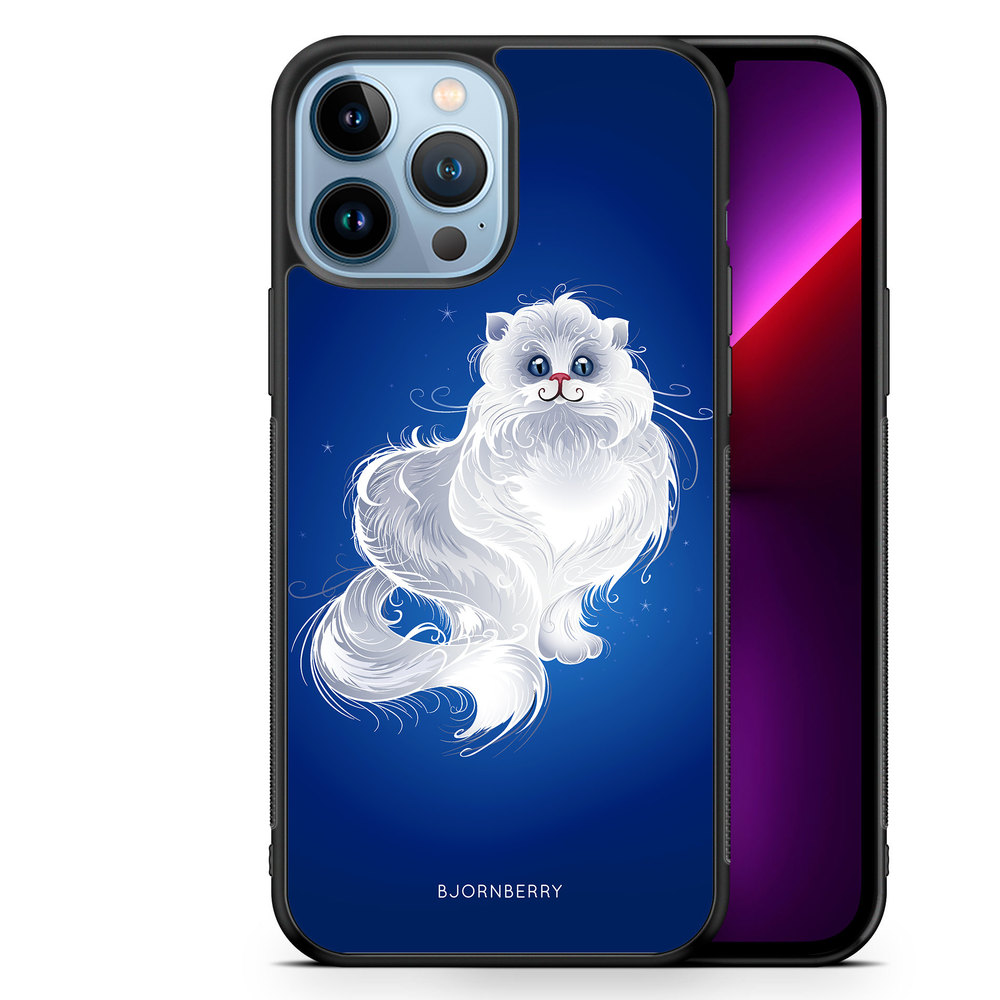 iPhone 13 Pro Max Case - White Cat