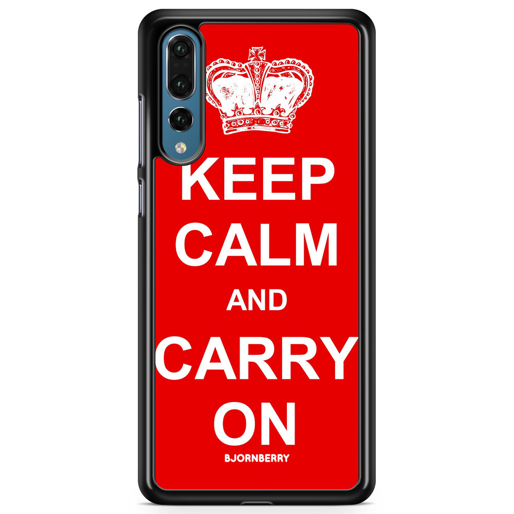 Huawei P20 Pro Case - Keep calm carry on