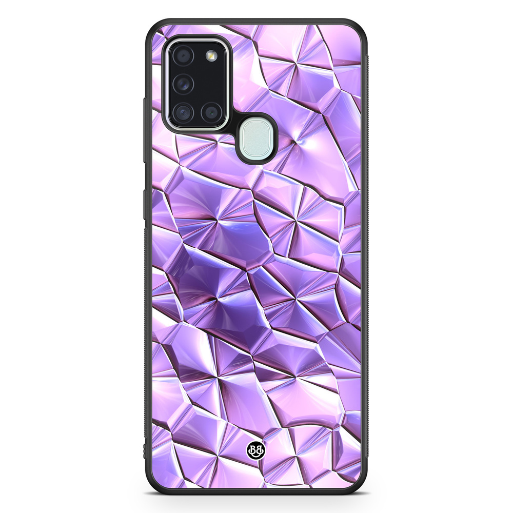Samsung Galaxy A21s Case - Purple Crystal