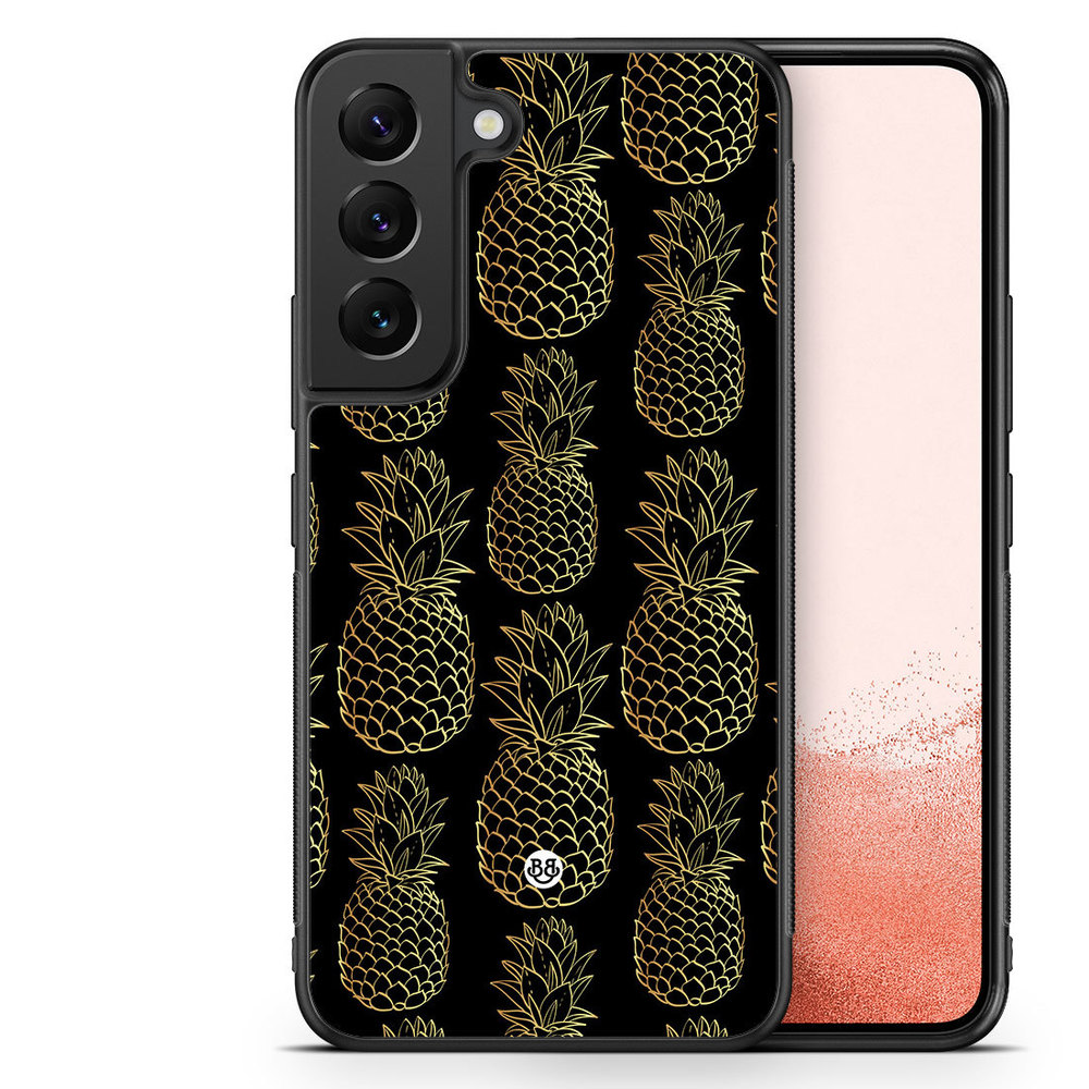 Samsung Galaxy S22 Plus 5G Case - Gold Pineapples
