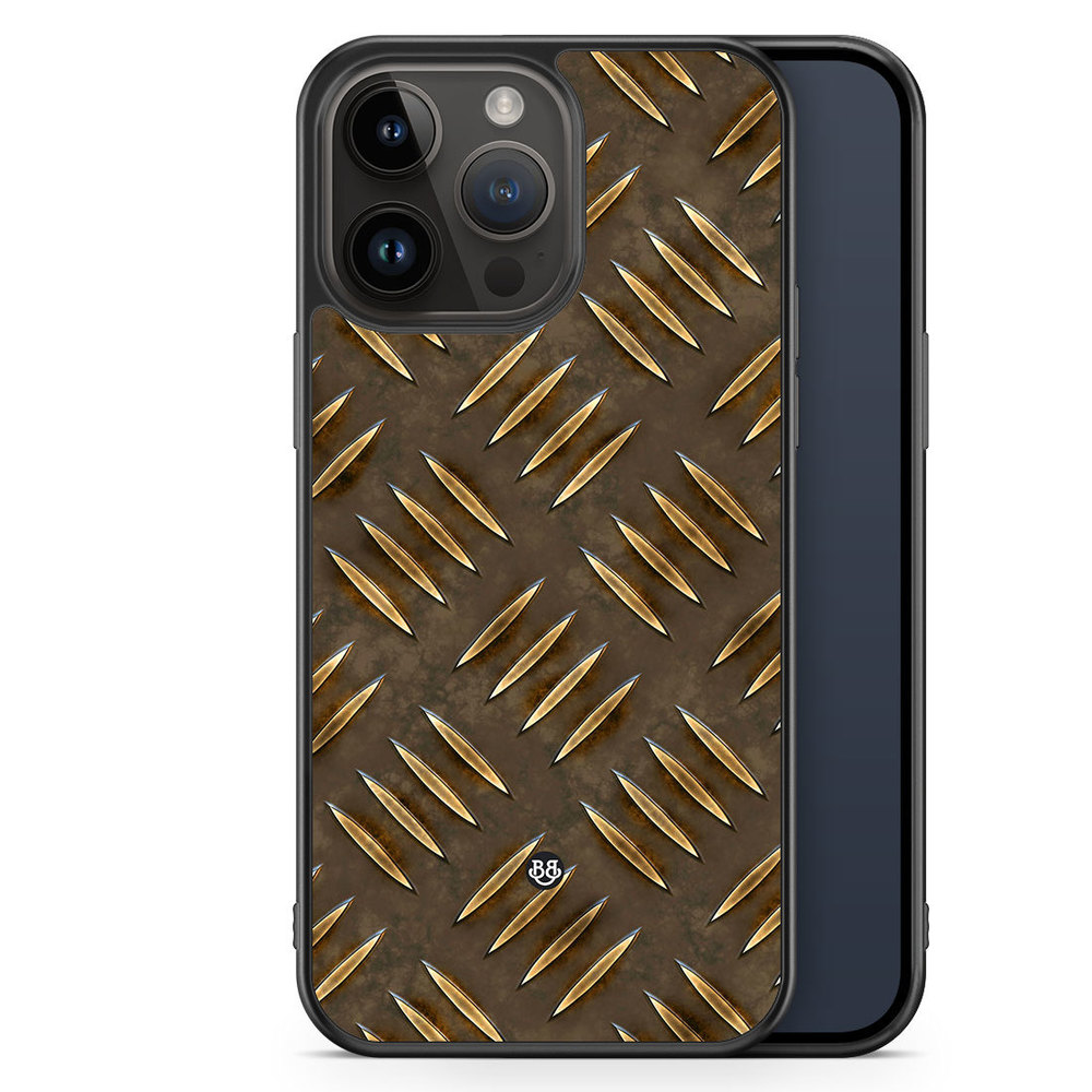 iPhone 14 Pro Max Case - Steel pattern