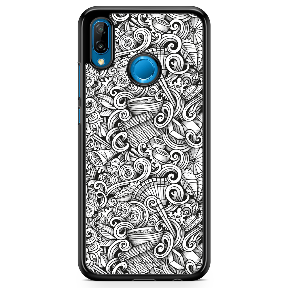Huawei P20 Lite Case - Japanese Pattern