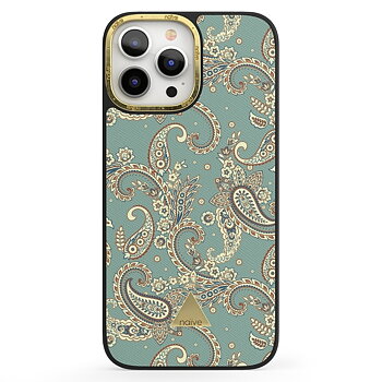 Naive iPhone 13 Pro Max Case - Paisley Green