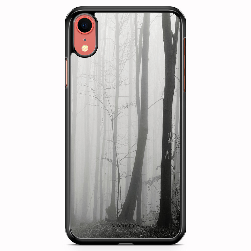iPhone XR Case - Black/White Autumn