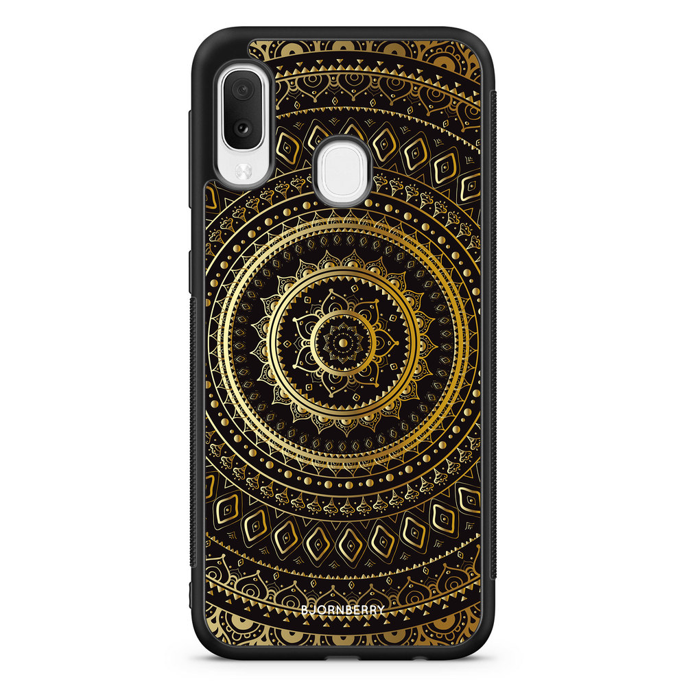 Samsung Galaxy A20e Case - Gold Mandala