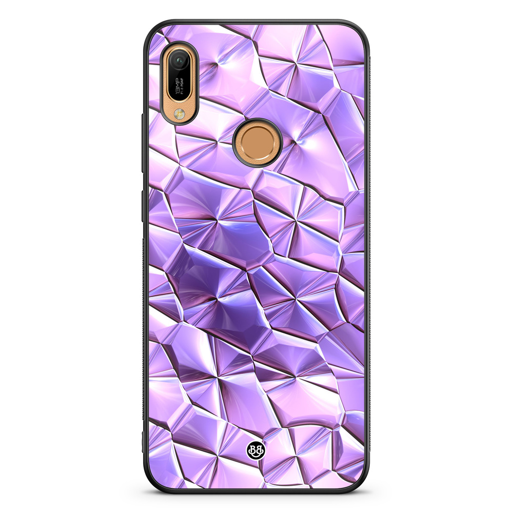 Huawei Y6 2019 Case - Purple Crystal