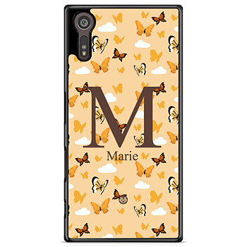 Sony Xperia XZ / XZs Skal Custom - AWAKEN - Orange Butterfly